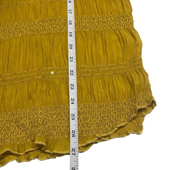 Superline Marigold Semi Sheer Sequin Top L0399 - Picture 6 of 8